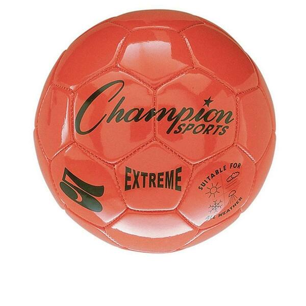 Champion Sports 5 Size Extreme Series Soccer Ball - orange CHSEX5OR